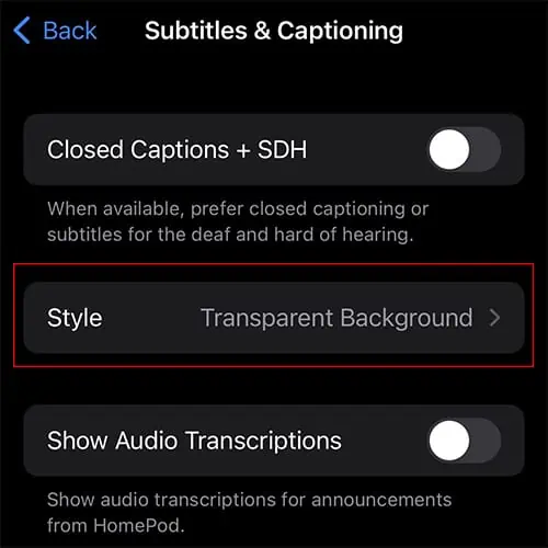 iOS-subtitle-and-captioning-style