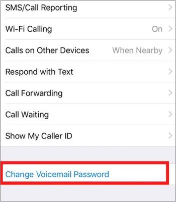 iPhone-Change-Voice-Mail-Password