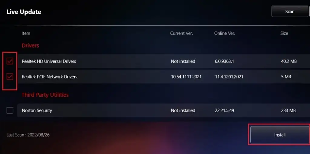 MSI Mystic Light Not Working? Try These 12 Fixes 36 install-msi-updates-on-dragon-center-1024x509
