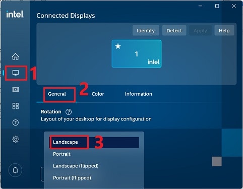 landscape in intel