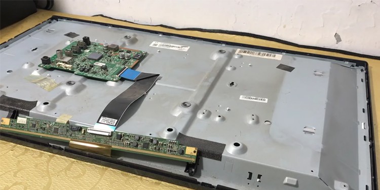 lvds cable and tcon board disconnect