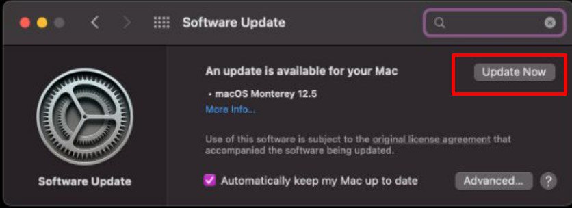 macOS update