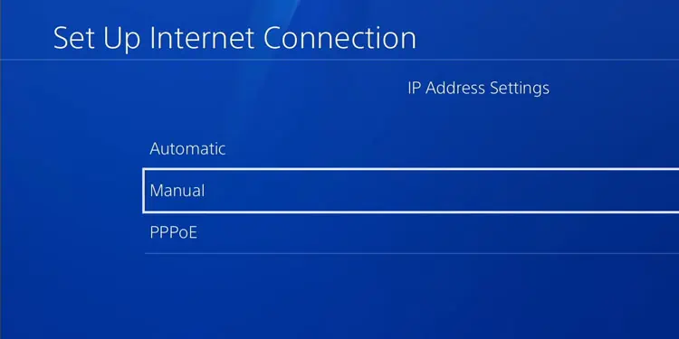 How to Open Ports for PS4 or PS5? Detailed Guide 50 manual-ip-settings-ps4