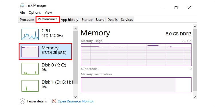 memory--usage