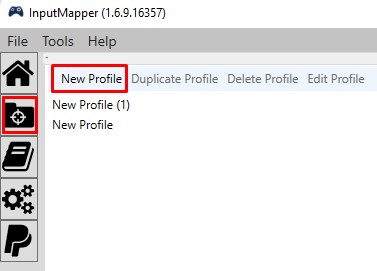 new profile inputmapper