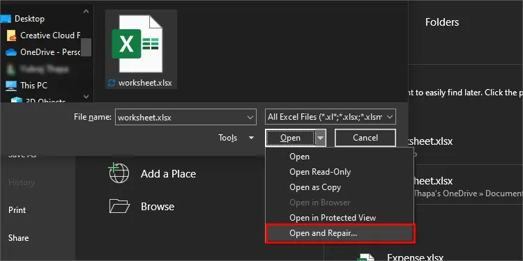 open-and-repair