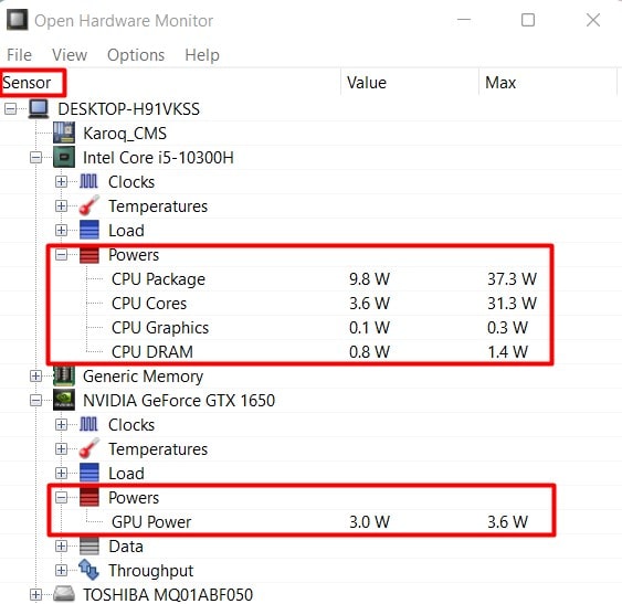 open hardware monitor