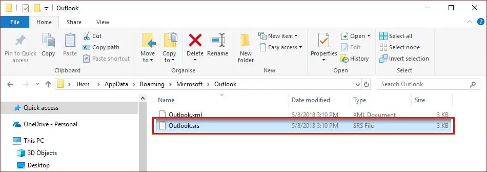 outlook-srs