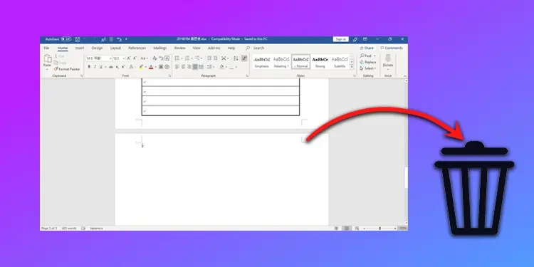 Page Won’t Delete in Word? Try these Fixes