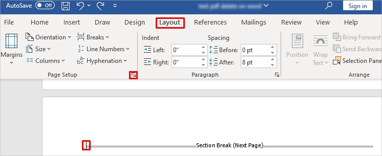 place-cursor-before-section-break