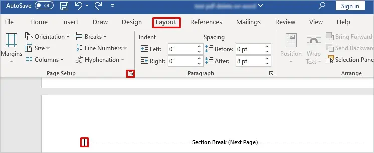 place-cursor-before-section-break