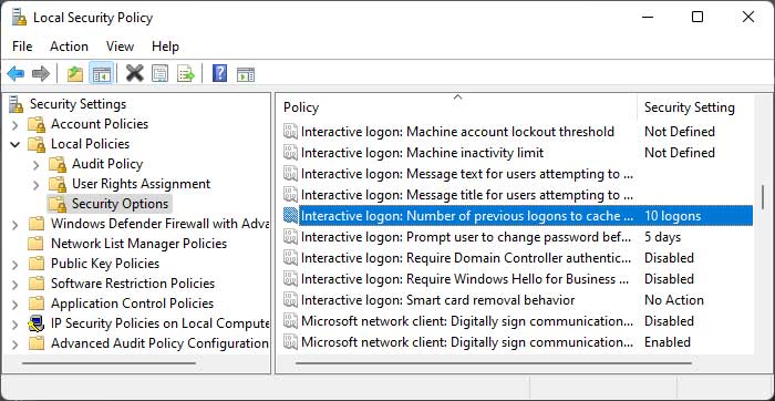 previous-logon-cache