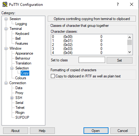 putty selection copy