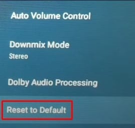 reset to default sound settings oneplus