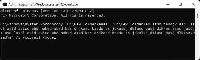robocopy