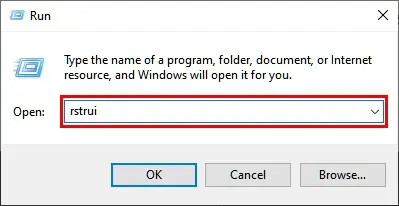 How to Fix SYSTEM PTE MISUSE BSoD on Windows? 33 rstrui