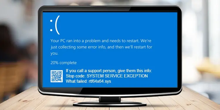 How to Fix rtf64x64.sys Error on Windows