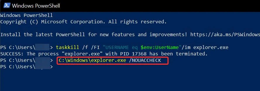 run-file-explorer-as-admin-through-powershell