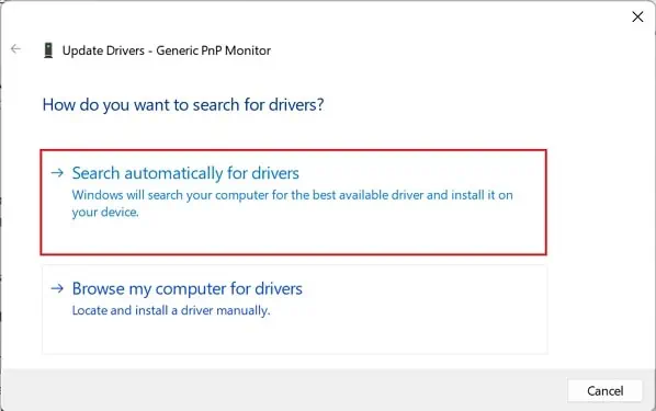 Laptop Screen Upside Down? Try These 6 Fixes 29 search-automatically-for-monitor-drivers