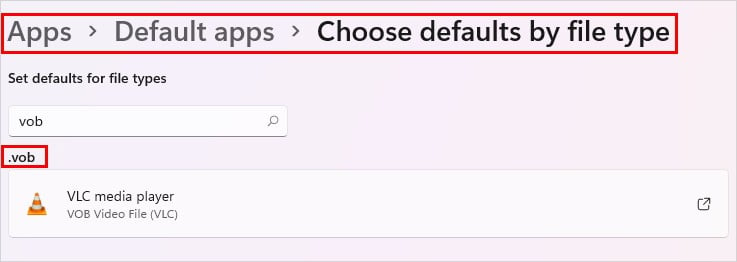 select-default-app-for-vob-extension