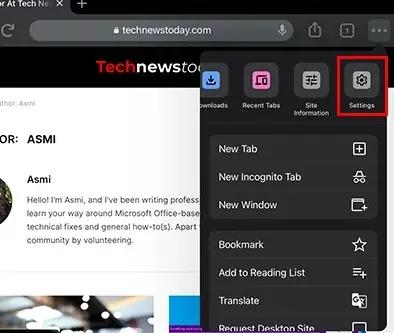 setting-chrome-ipad
