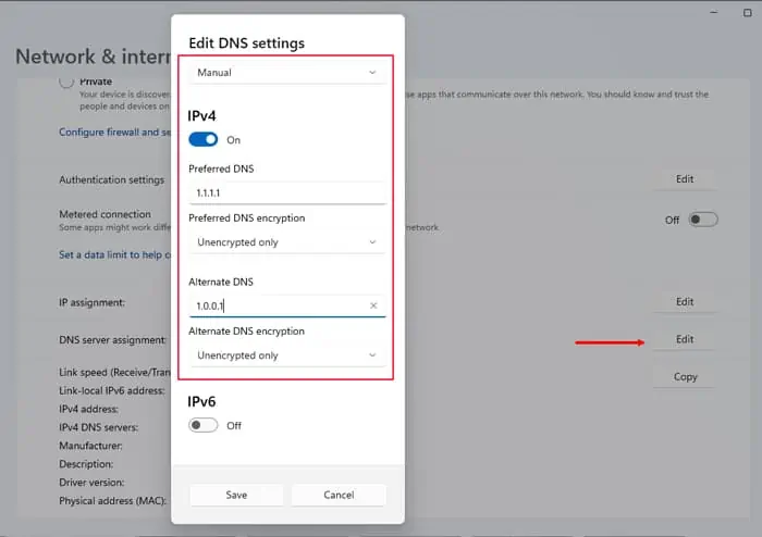 settings-change-dns