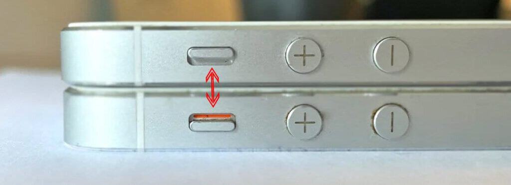 How to Turn Off Screenshot Sound on iPhone and Android? 1 silent-button