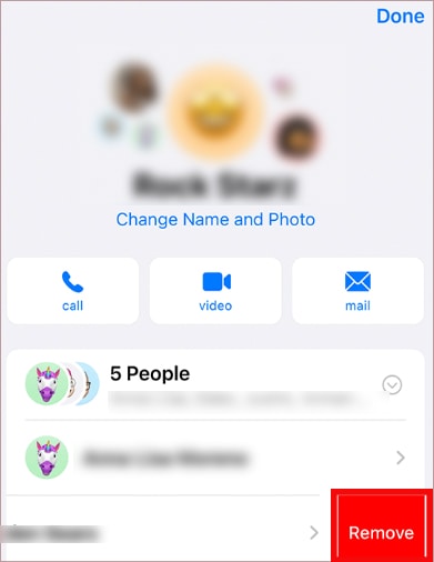 why can't i remove someone from a group text on iphone