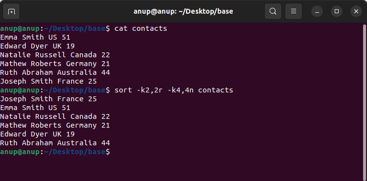 How to Sort By Column In Linux 5 sort-by-column-reverse-numeric