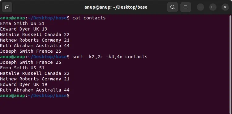 How to Sort By Column In Linux 5 sort-by-column-reverse-numeric