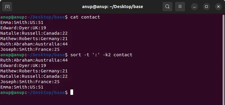 How to Sort By Column In Linux 6 sort-t-delimiter