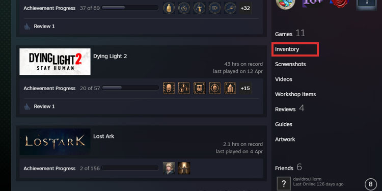 steam inventory