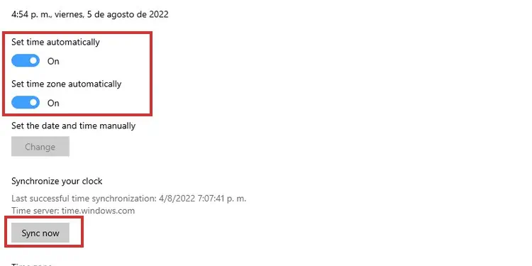 synchronize-time-and-date-windows