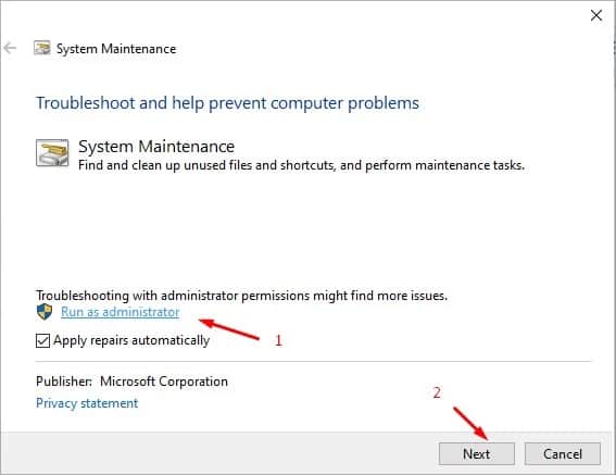 system-manteance-to-troubleshoot