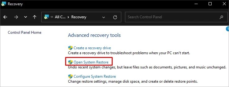 system-restore