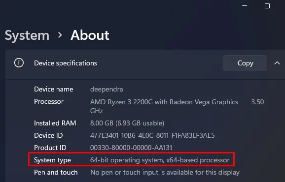 system-type