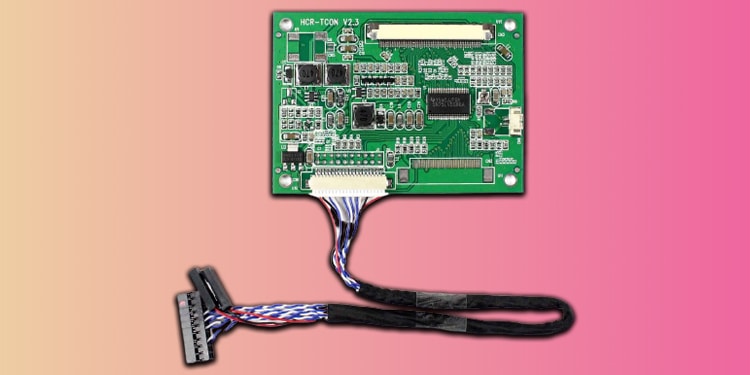 How to Fix a Broken TV Screen? 2 t con board of tv