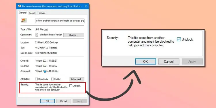 How to Fix “This File Came From Another Computer And Might be Blocked” Error