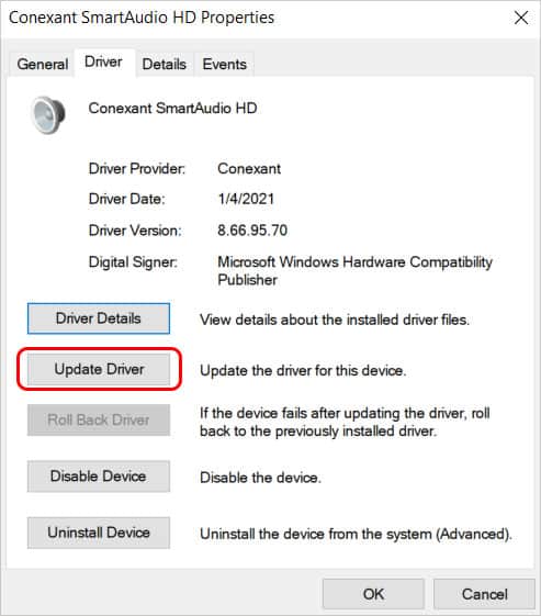 update-audio-driver