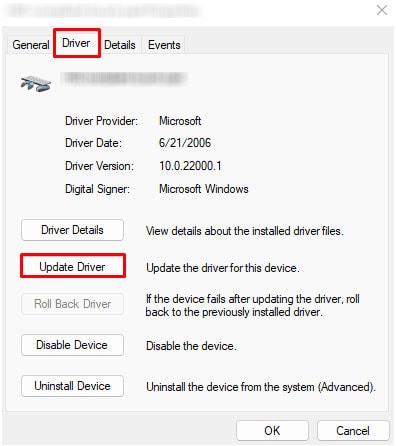 update touchpad driver