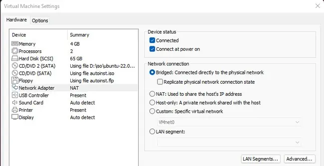 vm-settings-bridged-connection