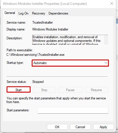 windows module installer services