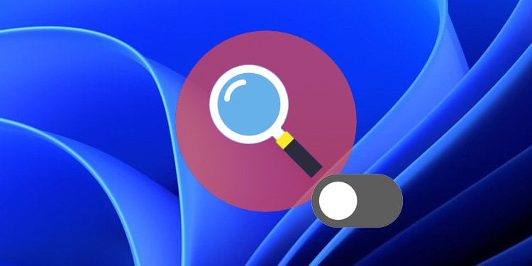windows search disable