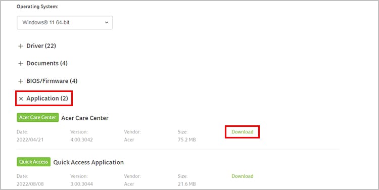 Acer-Site-Acer-Care-Center-Download