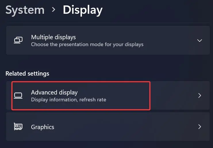 Advanced-Display-Settings