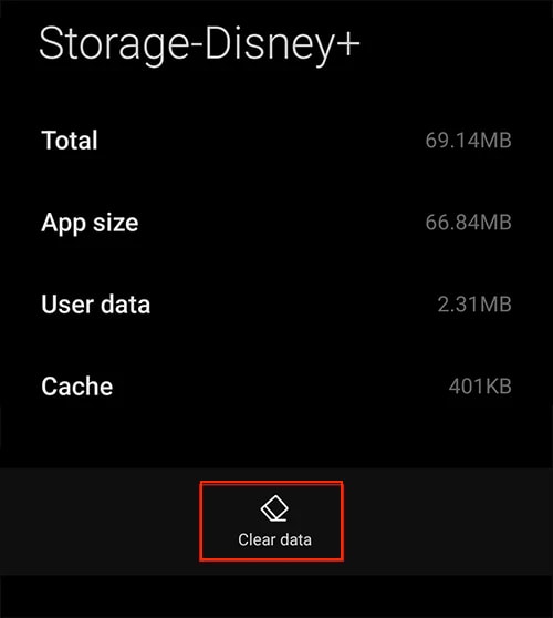 Android-Clear-Data-Disney-Plus