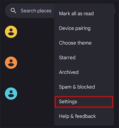 Android-Message-Settings