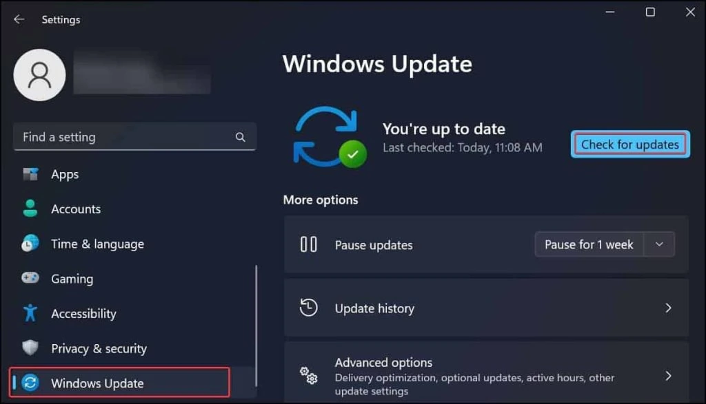 HP Laptop Keyboard not Working? Try These Fixes 34 Check-for-updates-11-1024x587