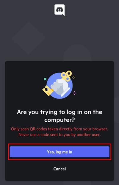 Click-on-Yes,-log-me-in.-Hit-Continue