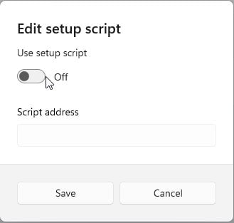 Disable Scripts proxy